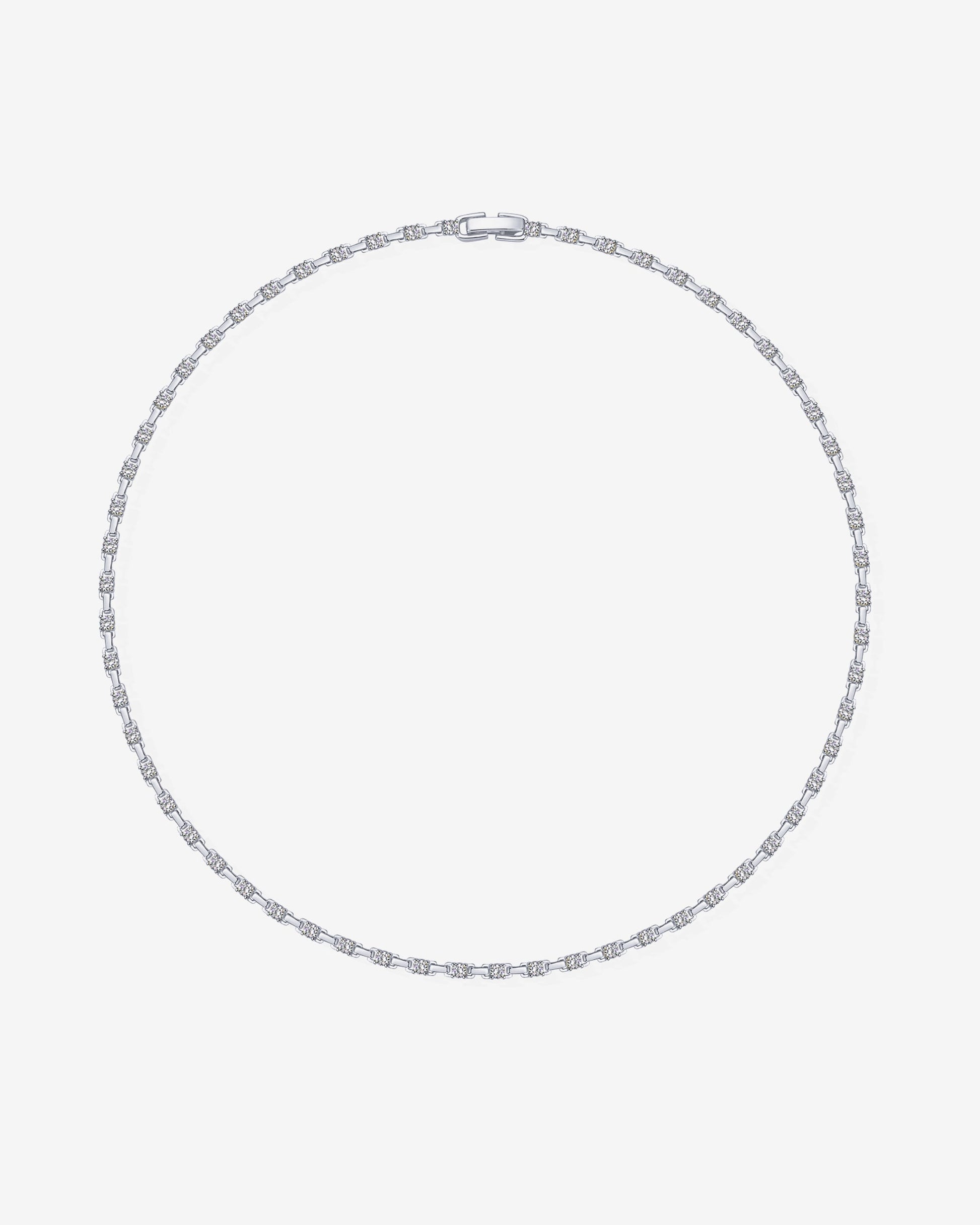 Station Tennis Necklace