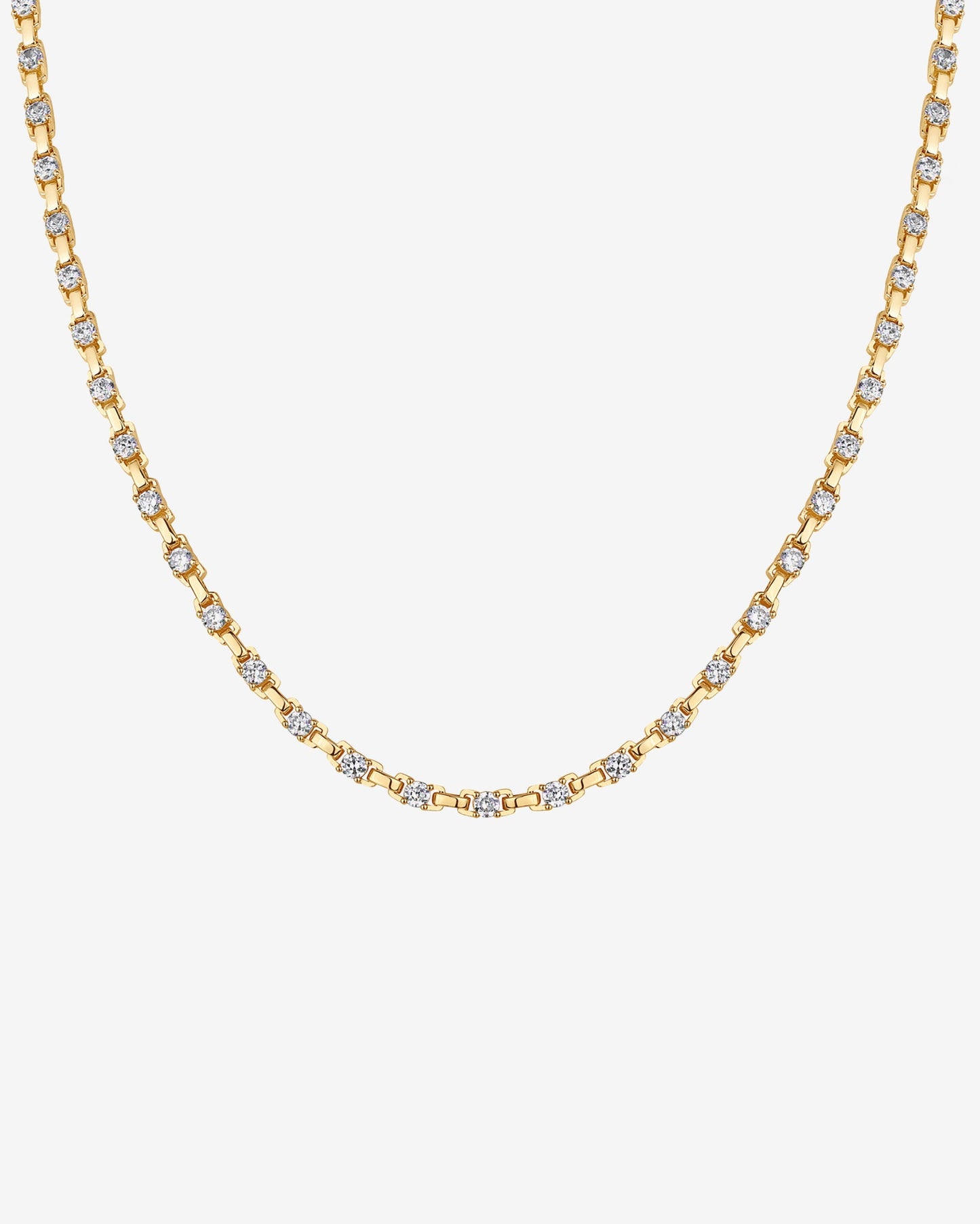 Station Tennis Necklace