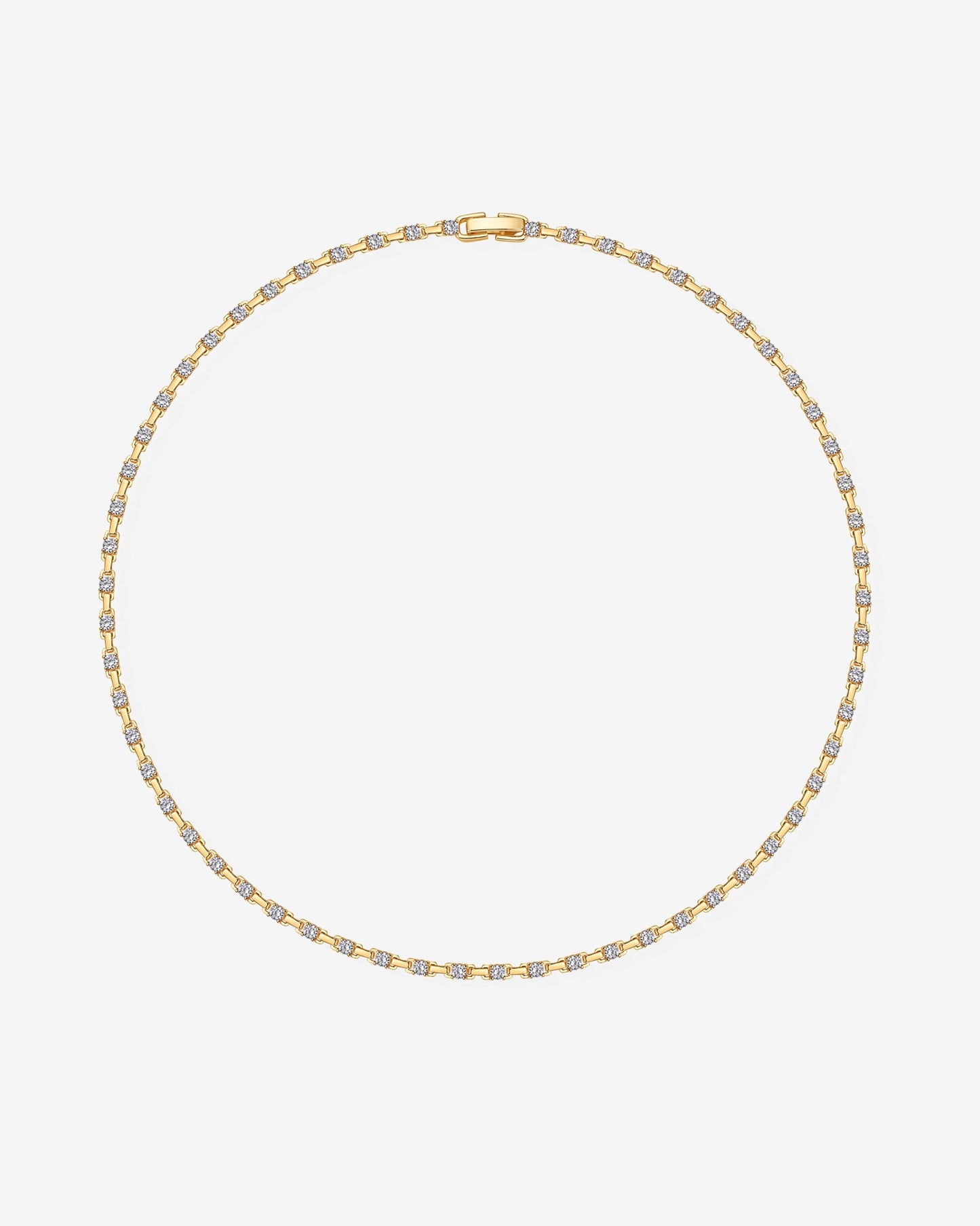 Station Tennis Necklace
