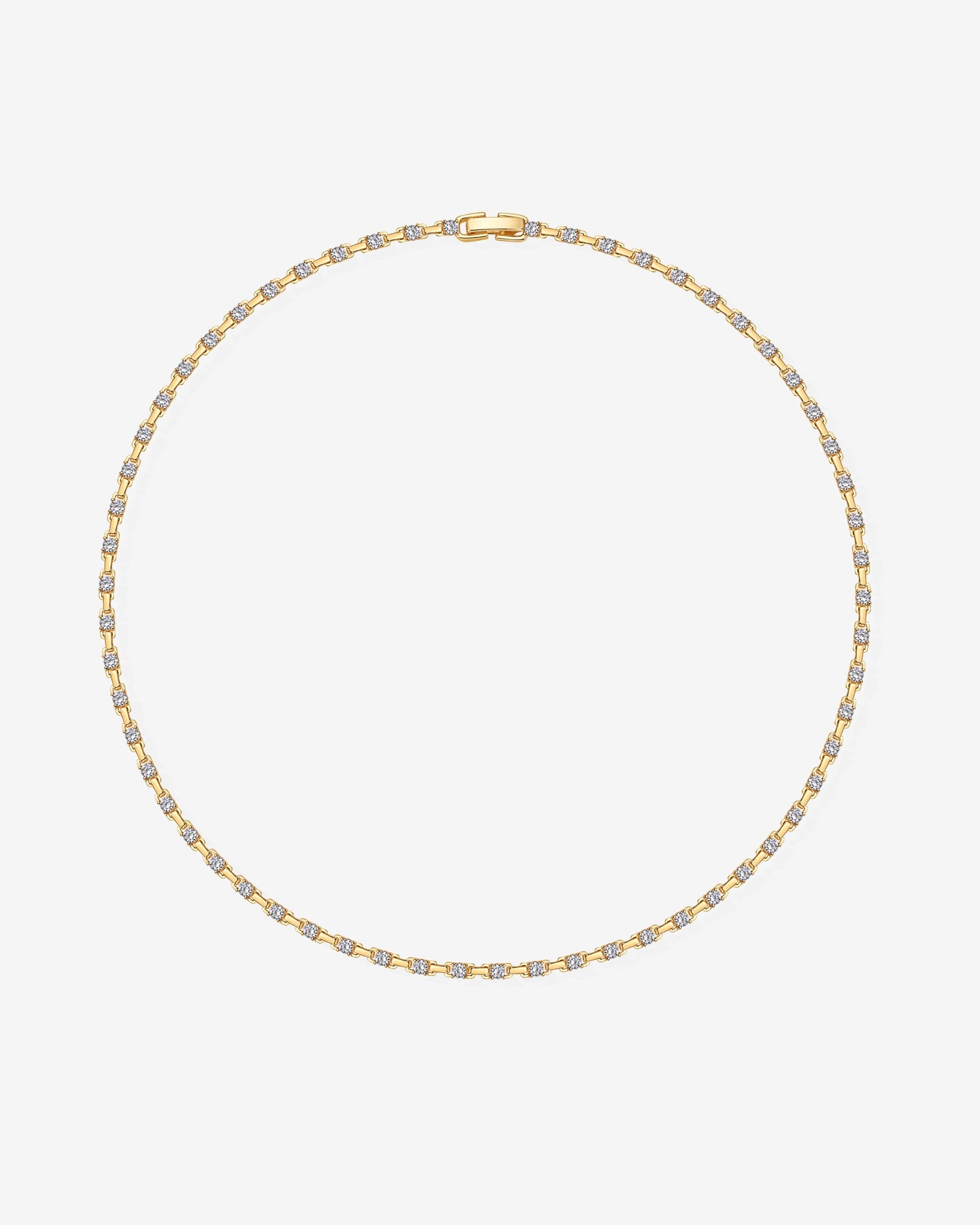 Station Tennis Necklace