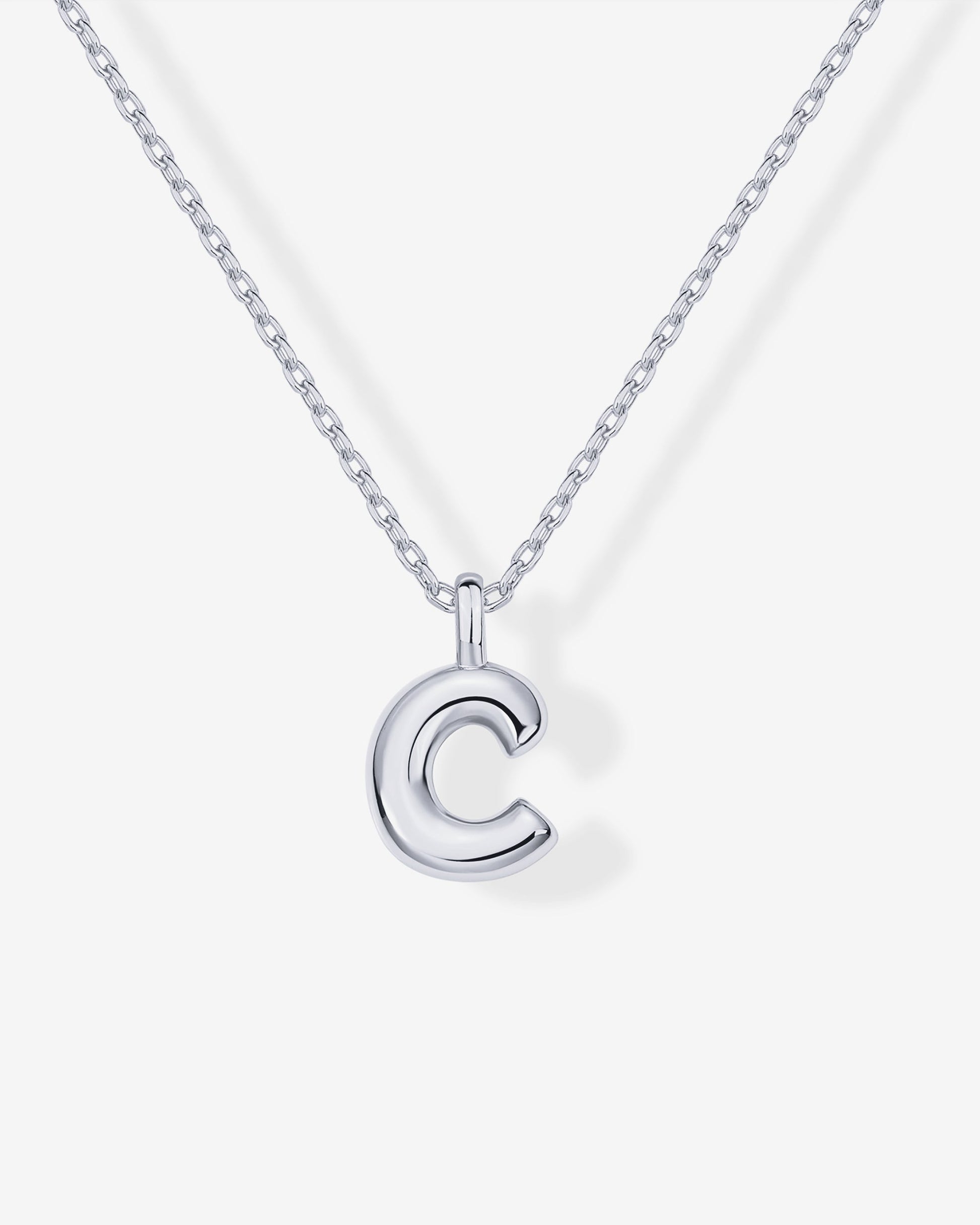 Bubble Initial Pendant