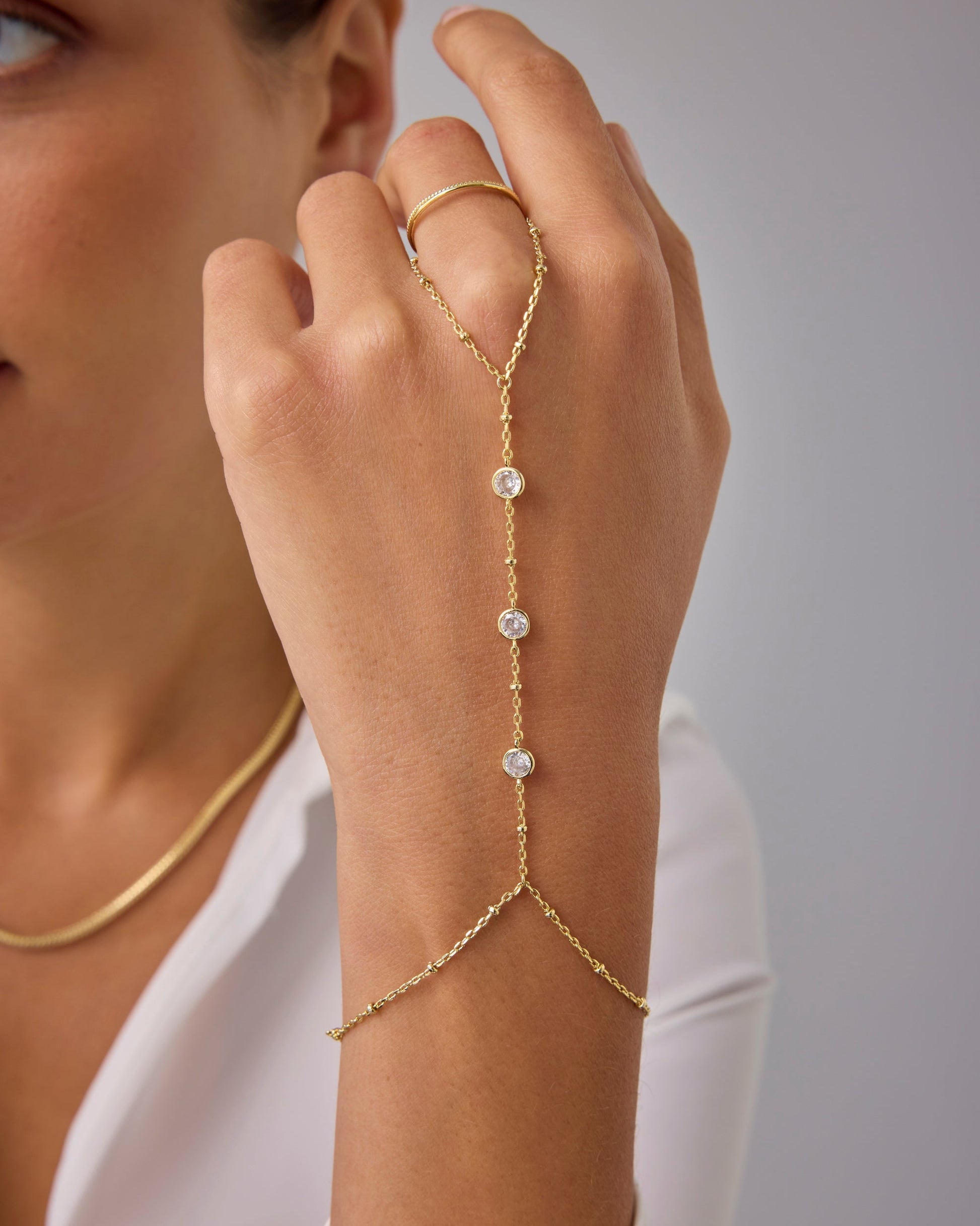 Glitter Wave Hand Chain