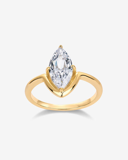 I Love Love Marquise Ring