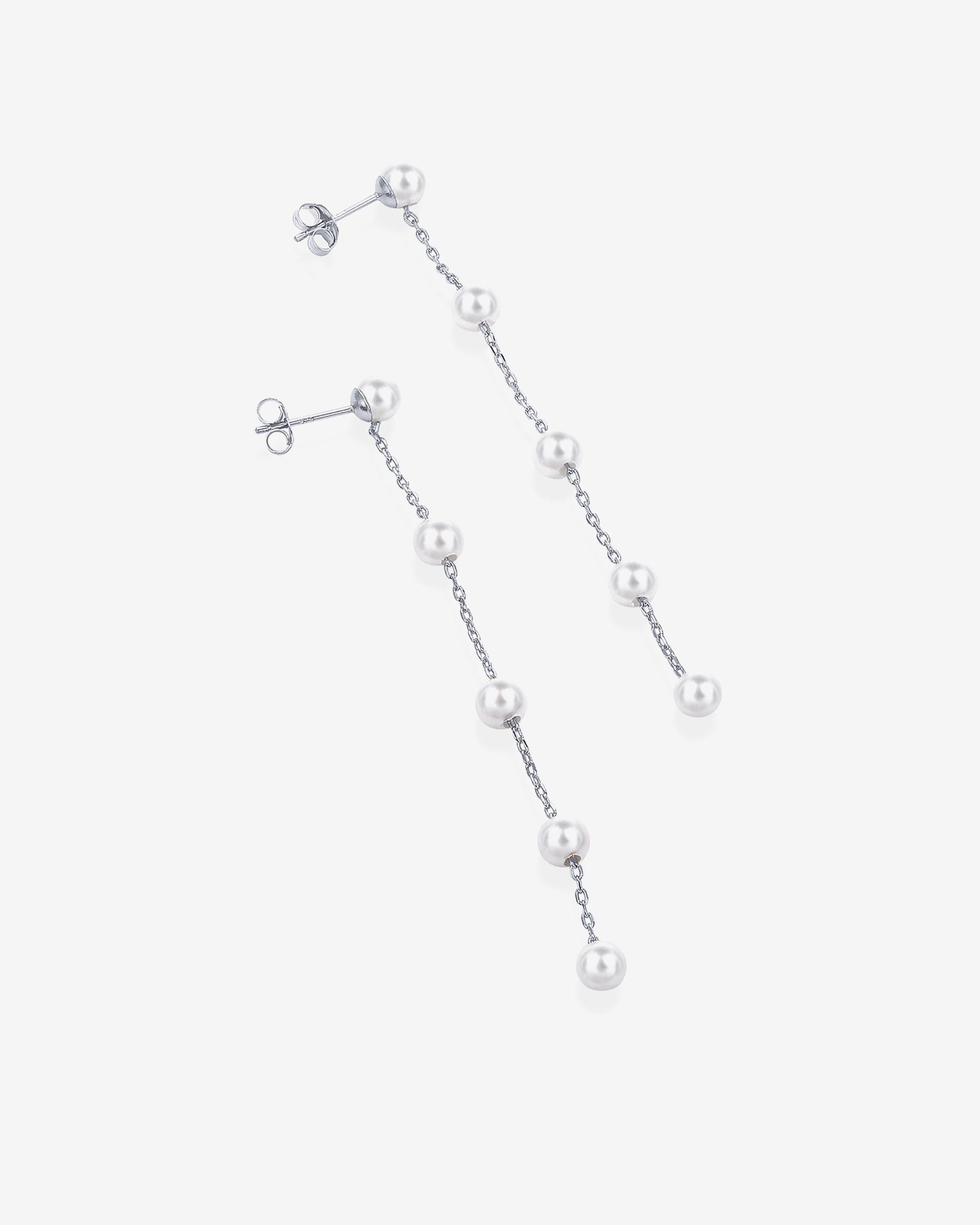 Multi Pearl Drop Earrings