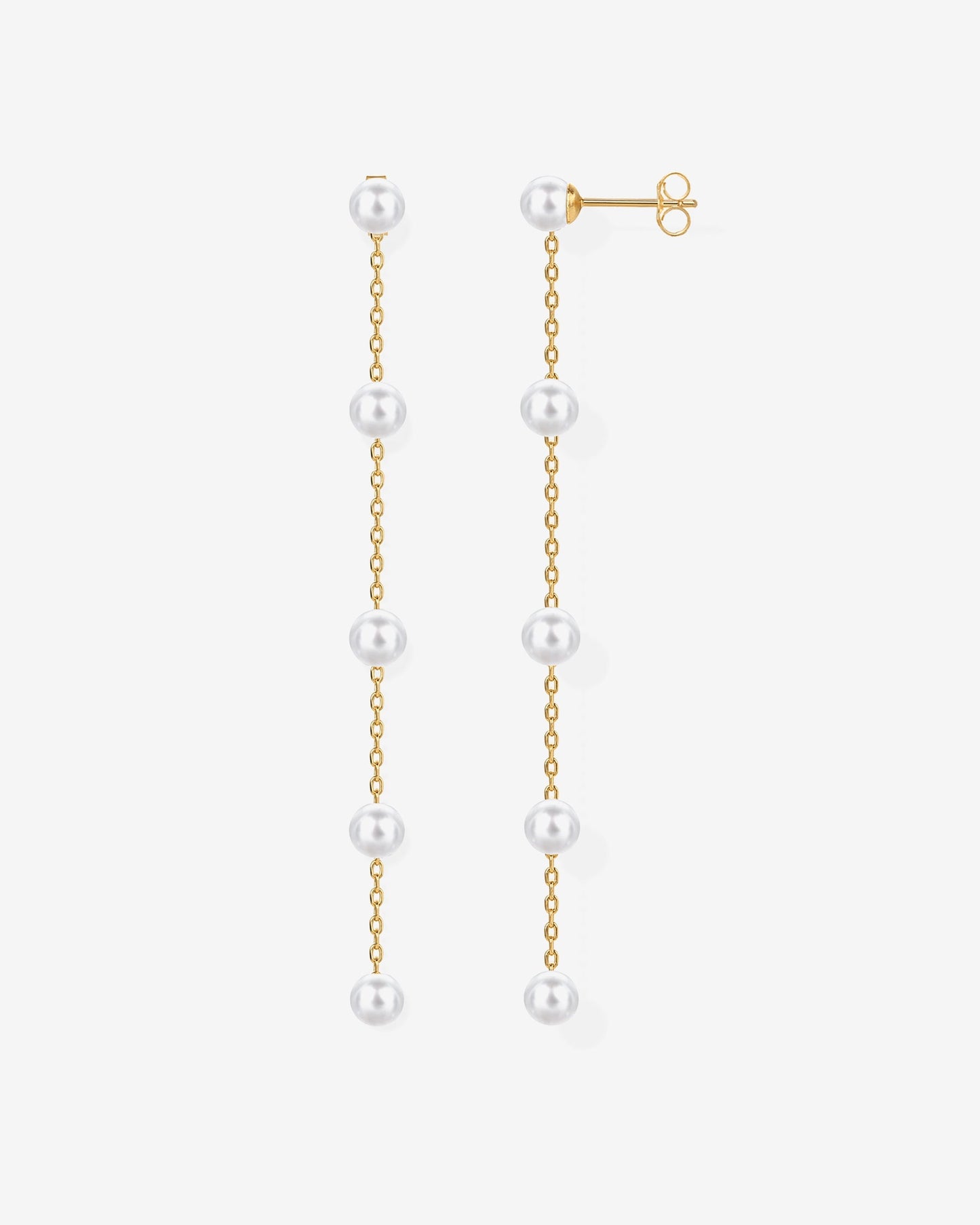 Multi Pearl Drop Earrings