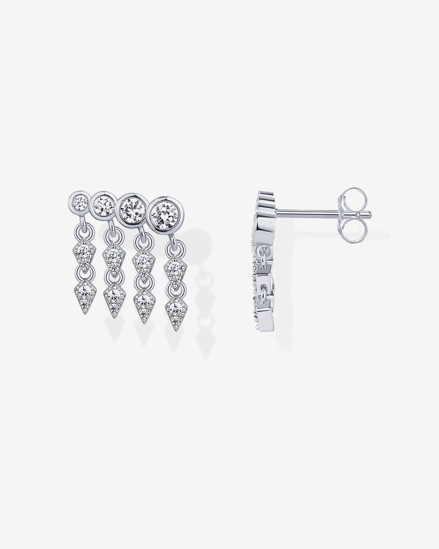 Cubic Zirconia Dangle Crawler