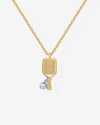 Pickleball Pendant Necklace