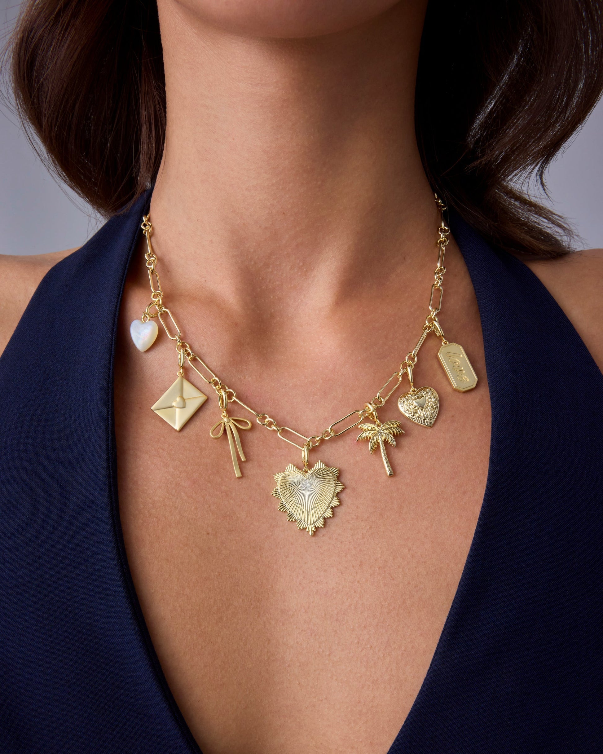 Chunky Charm Necklace