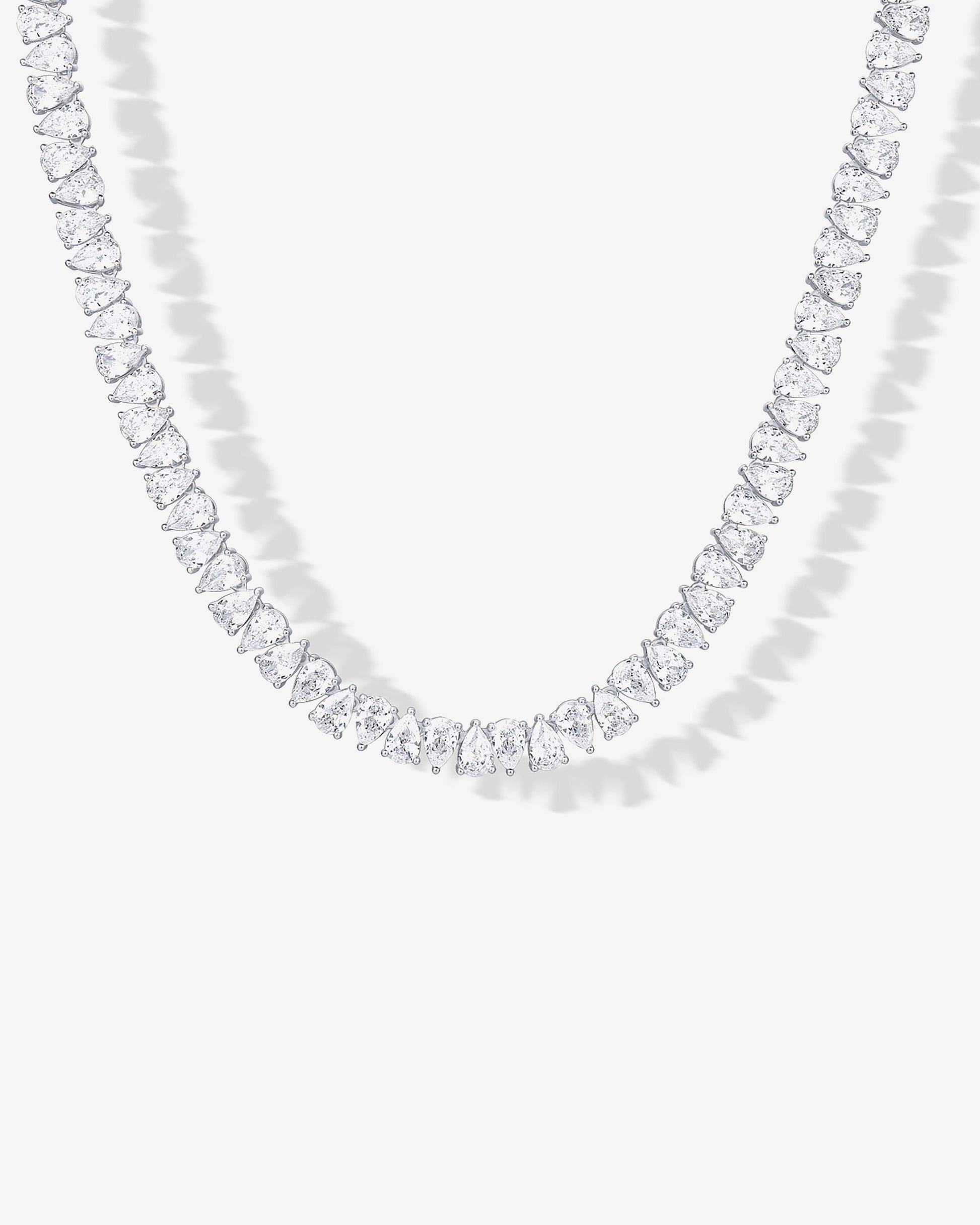 Pear Tennis Necklace