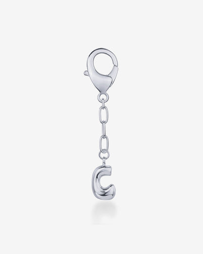 Bubble Letter Bag Charm
