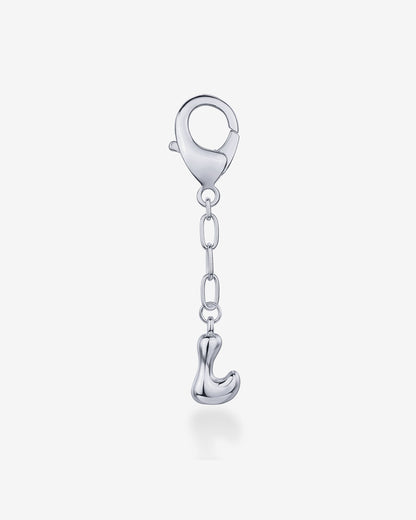 Bubble Letter Bag Charm