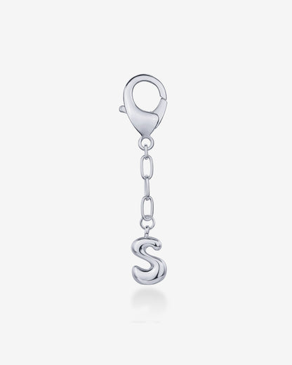 Bubble Letter Bag Charm