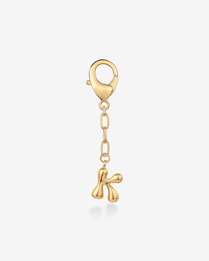 Bubble Letter Bag Charm