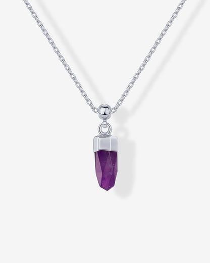 Dainty Crystal Charm Pendant Necklace