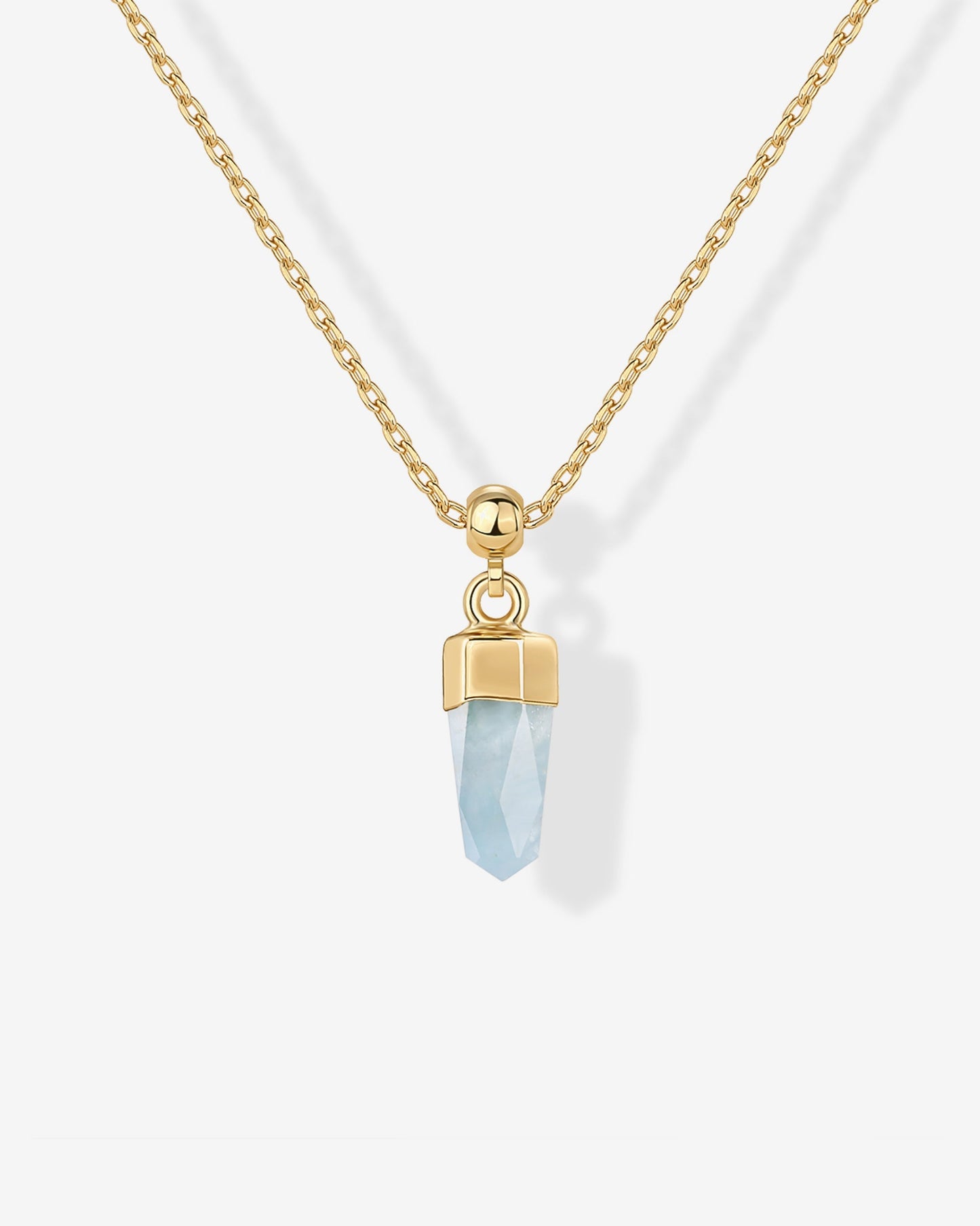 Dainty Crystal Charm Pendant Necklace