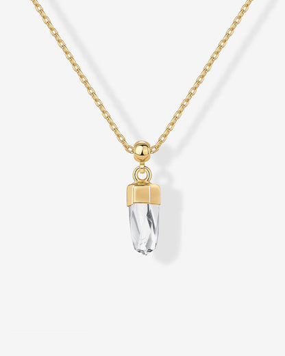 Dainty Crystal Charm Pendant Necklace