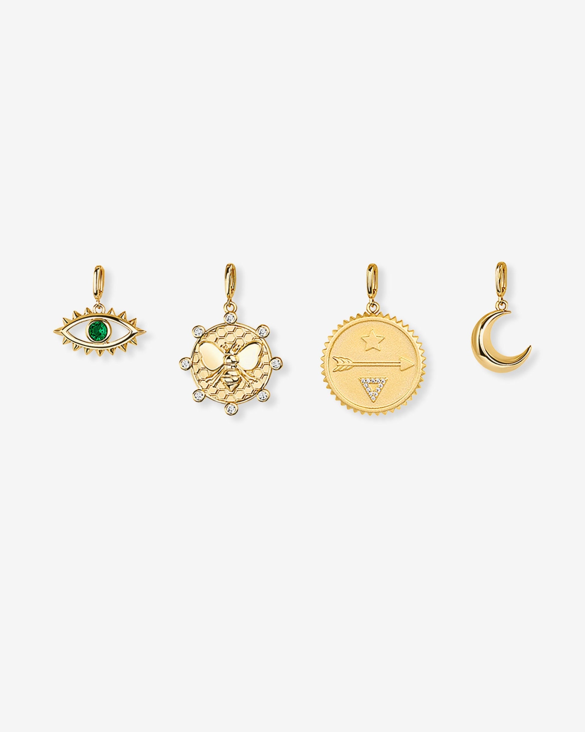 Chunky Charm Lariat Necklace