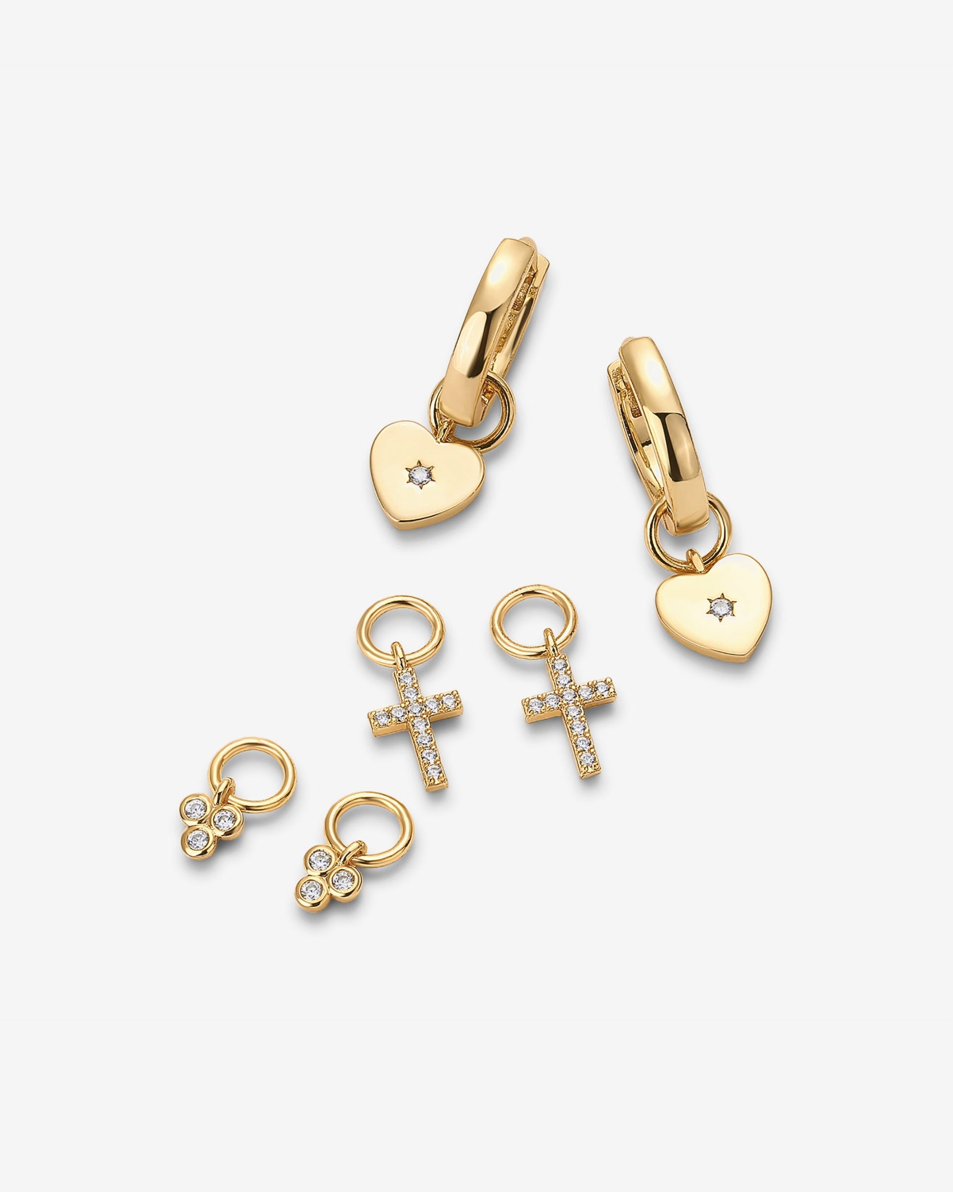 Mix and Match Huggie and Charms Set