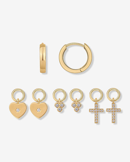 Mix and Match Huggie and Charms Set