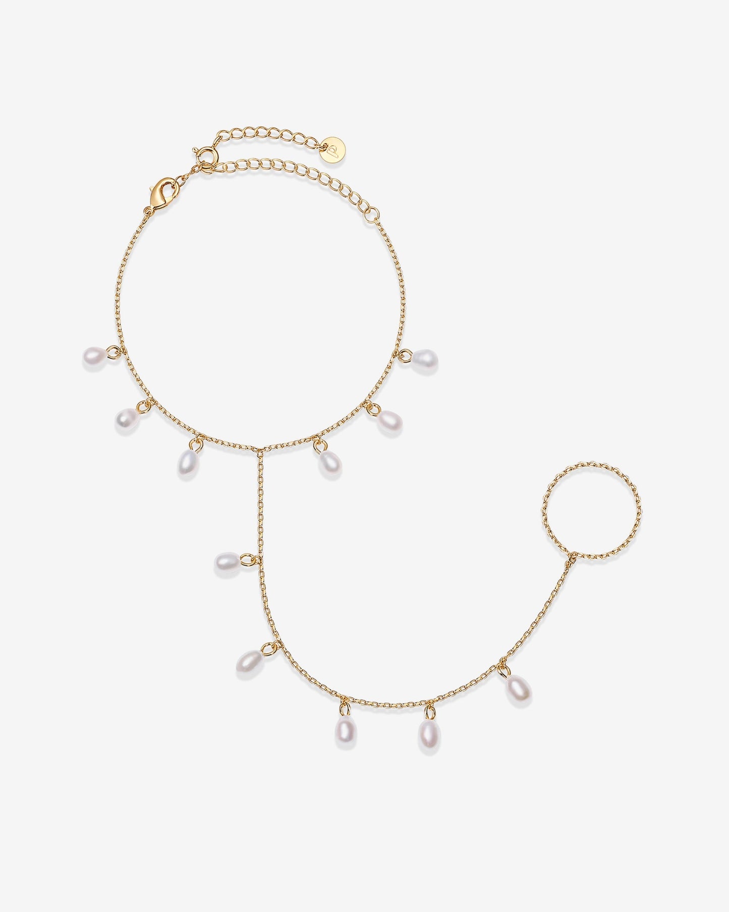 Boho Pearl Hand Chain