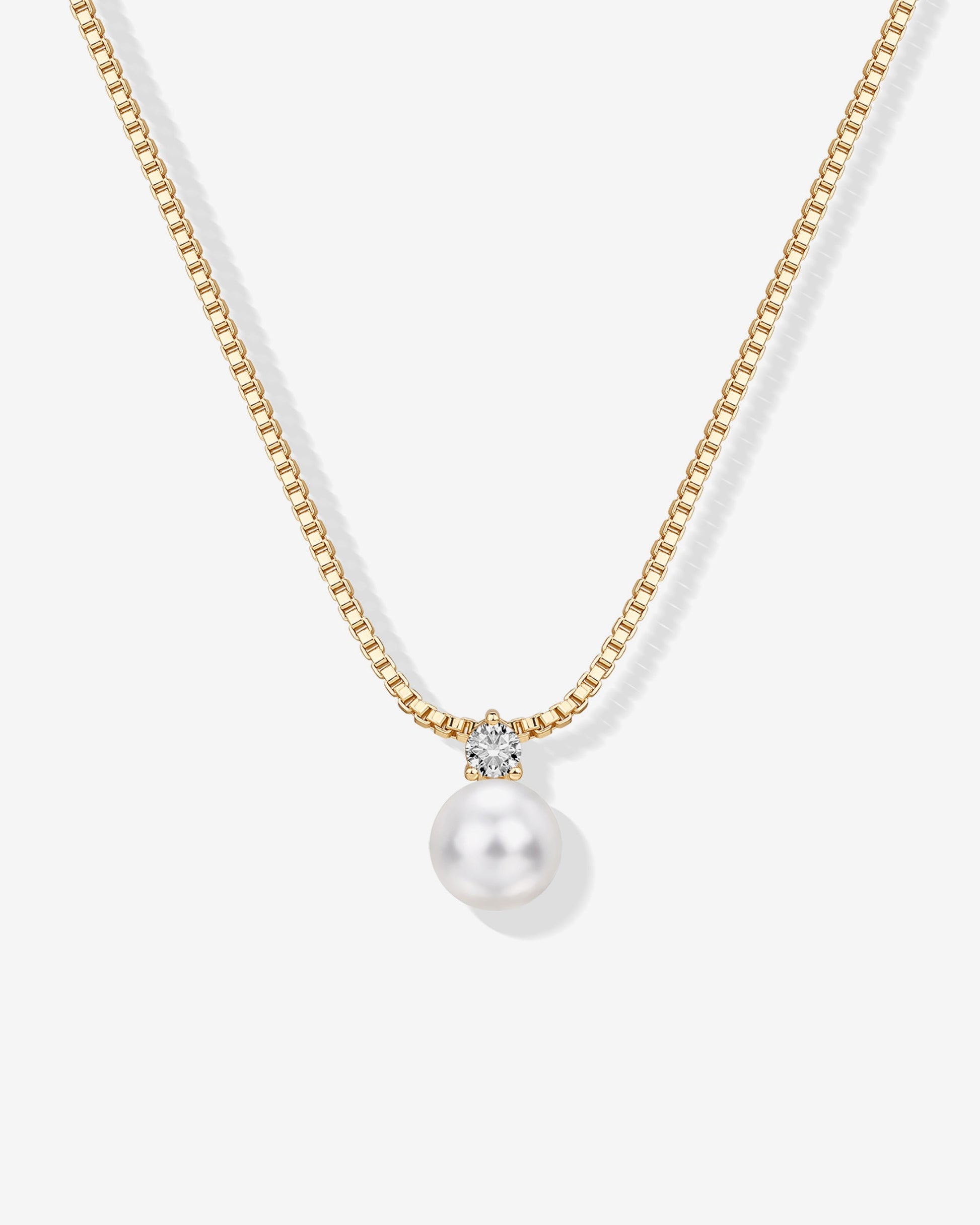 Bridal Pearl Pendant Necklace
