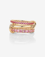 Yellow Gold / Pink CZ