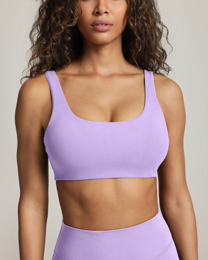 Athleisure Scoop High-Support Removable Padded Sports Bra