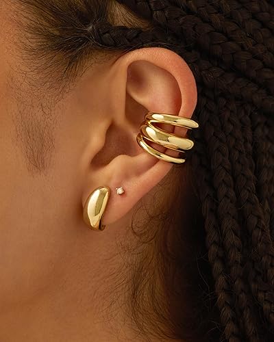Triple Ring Ear Cuffs