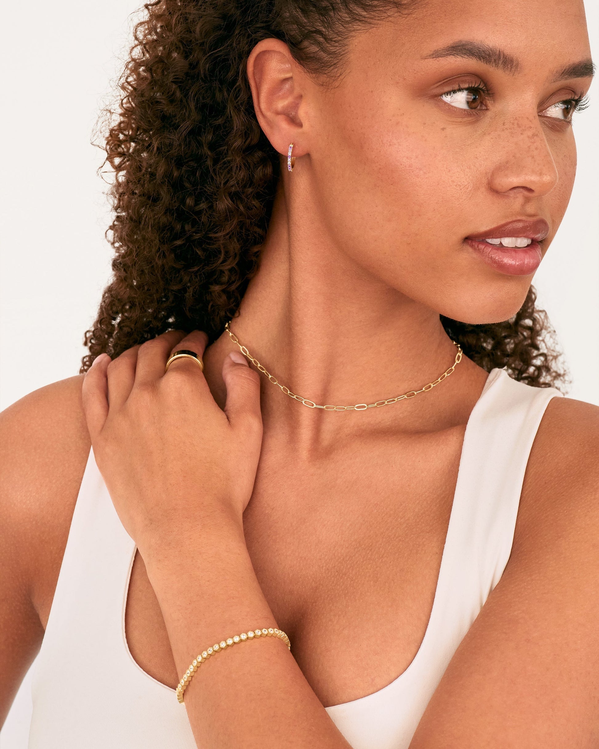 Honeycomb Tennis Bracelet