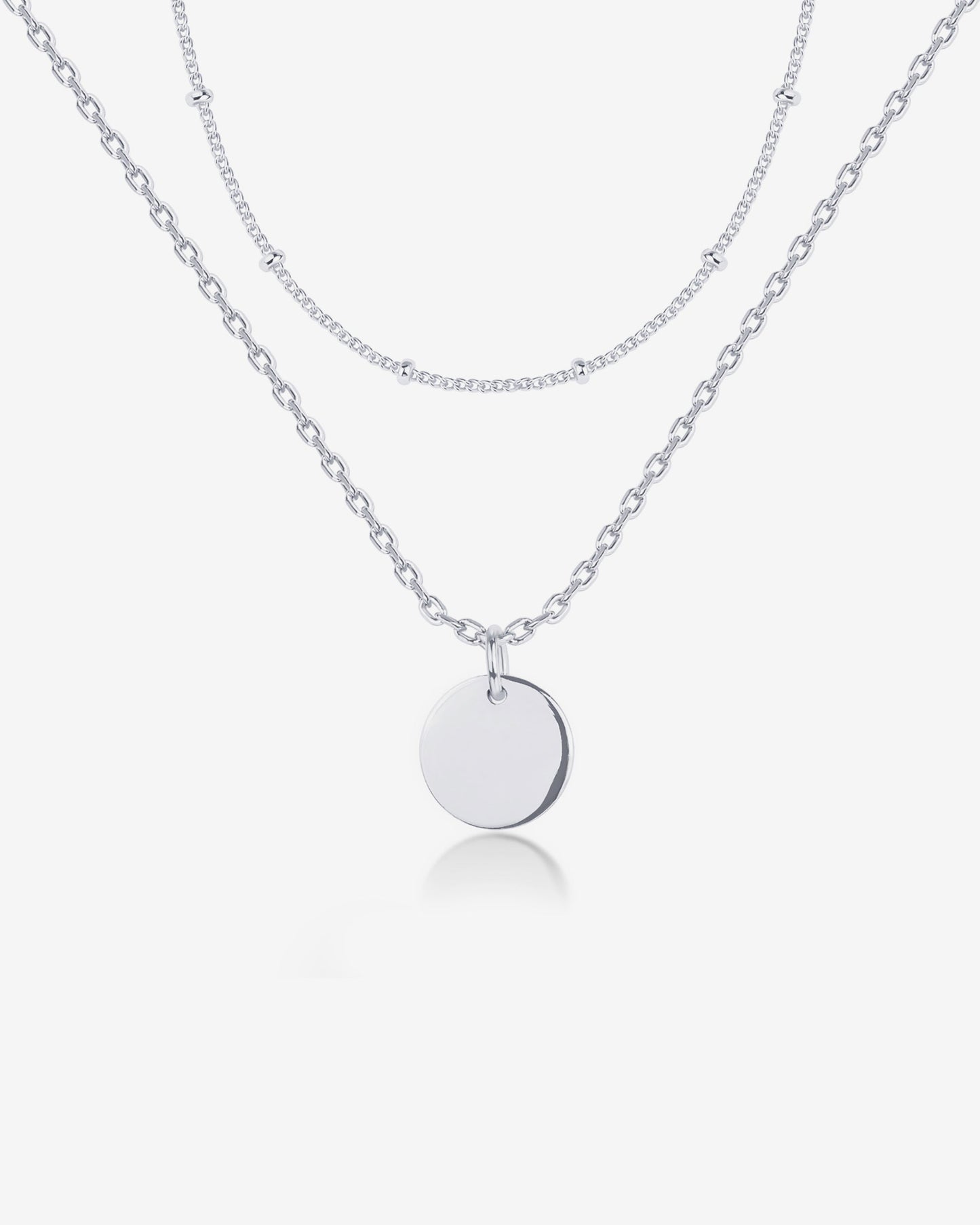 Disc Pendant Necklace