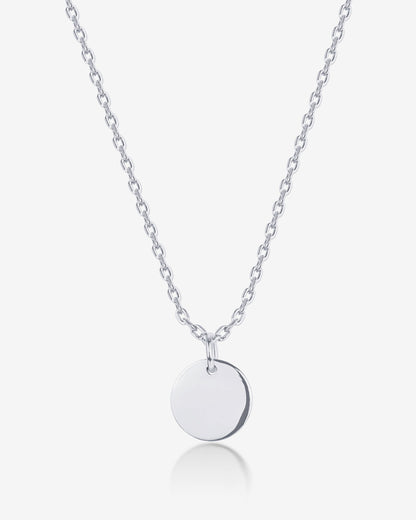 Disc Pendant Necklace