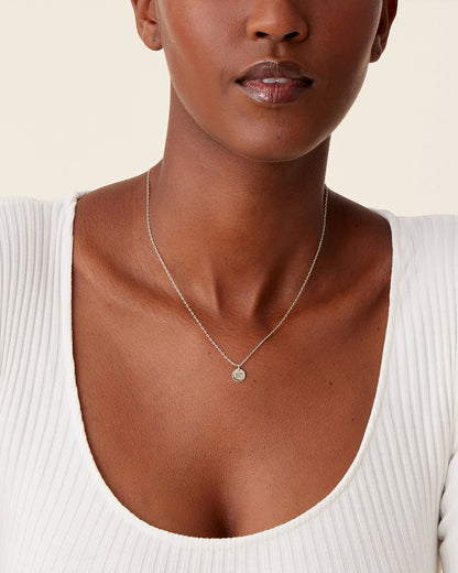 Disc Pendant Necklace