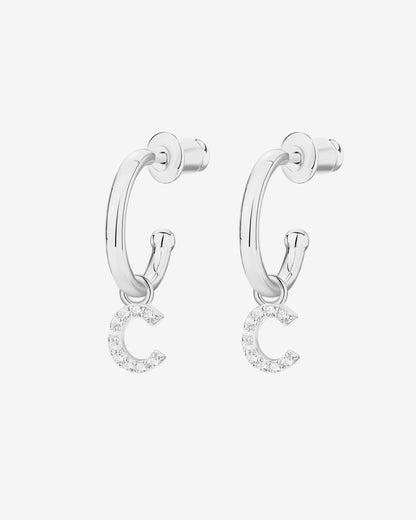 Letter Drop Hoops