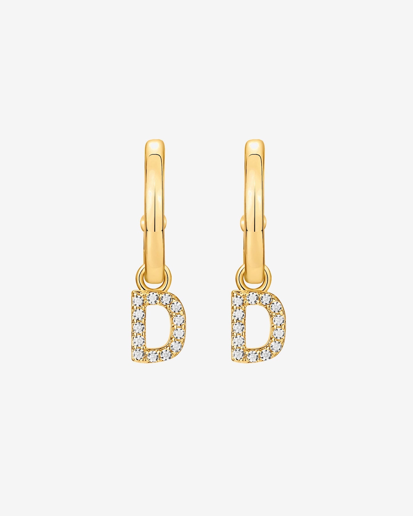 Letter Drop Hoops