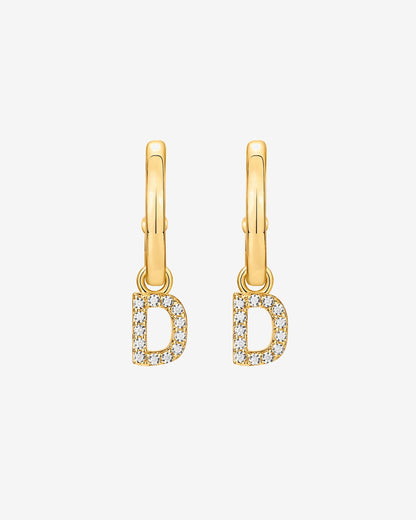 Letter Drop Hoops
