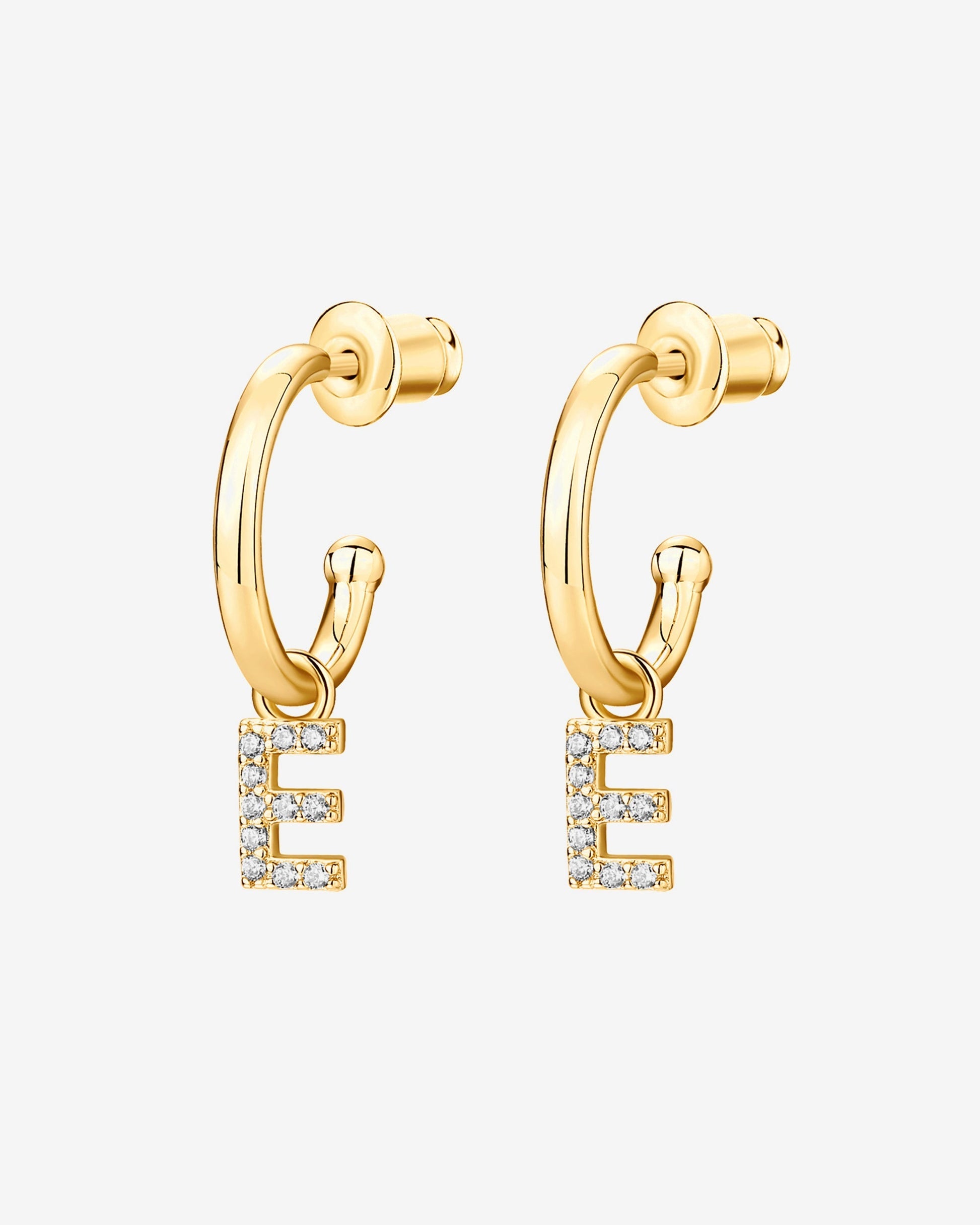 Letter Drop Hoops