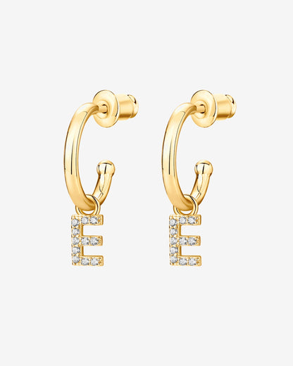 Letter Drop Hoops