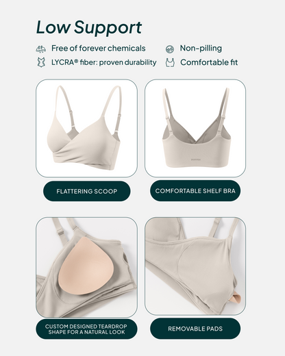 Athleisure Crossover Low-Support Sports Bra