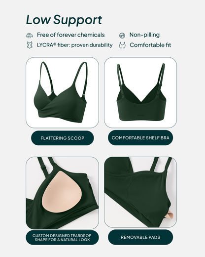 Athleisure Crossover Low-Support Sports Bra