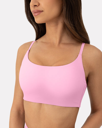Athleisure Contrast Scoop Medium-Support Sports Bra