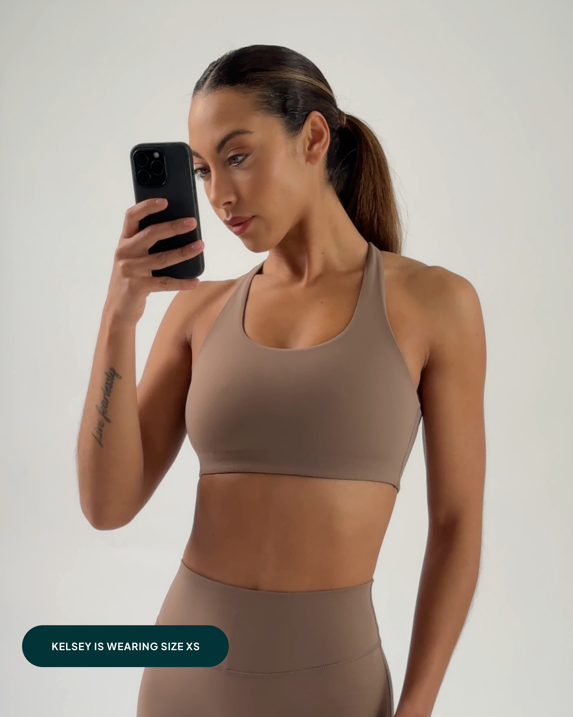 Athleisure Strappy Scoop High-Support Sports Bra