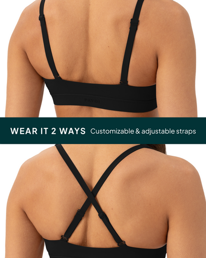 Athleisure Plunge Low-Support Sports Bra