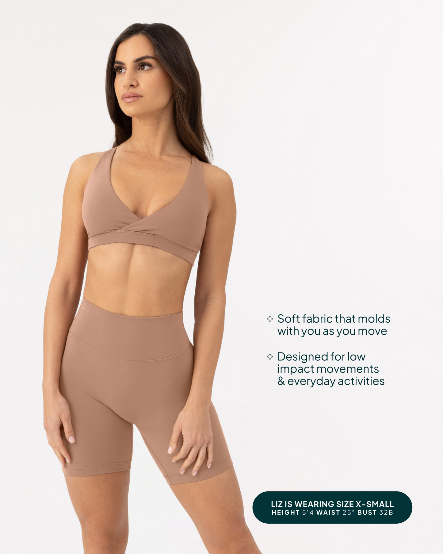 Athleisure Plunge Low-Support Sports Bra
