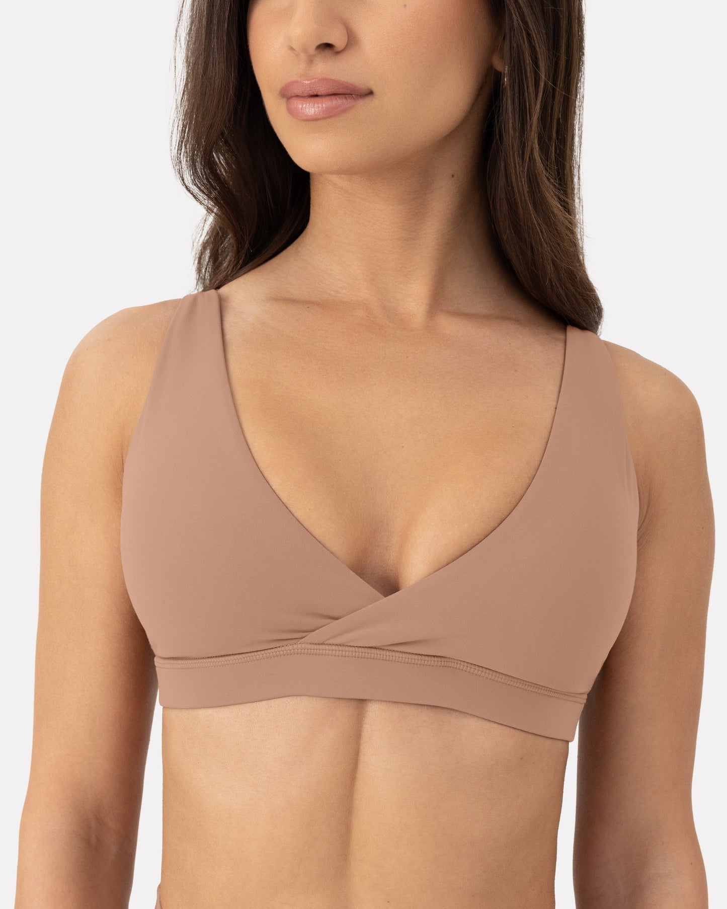 Athleisure Plunge Low-Support Sports Bra