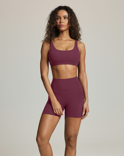 Athleisure Scoop High-Support Removable Padded Sports Bra