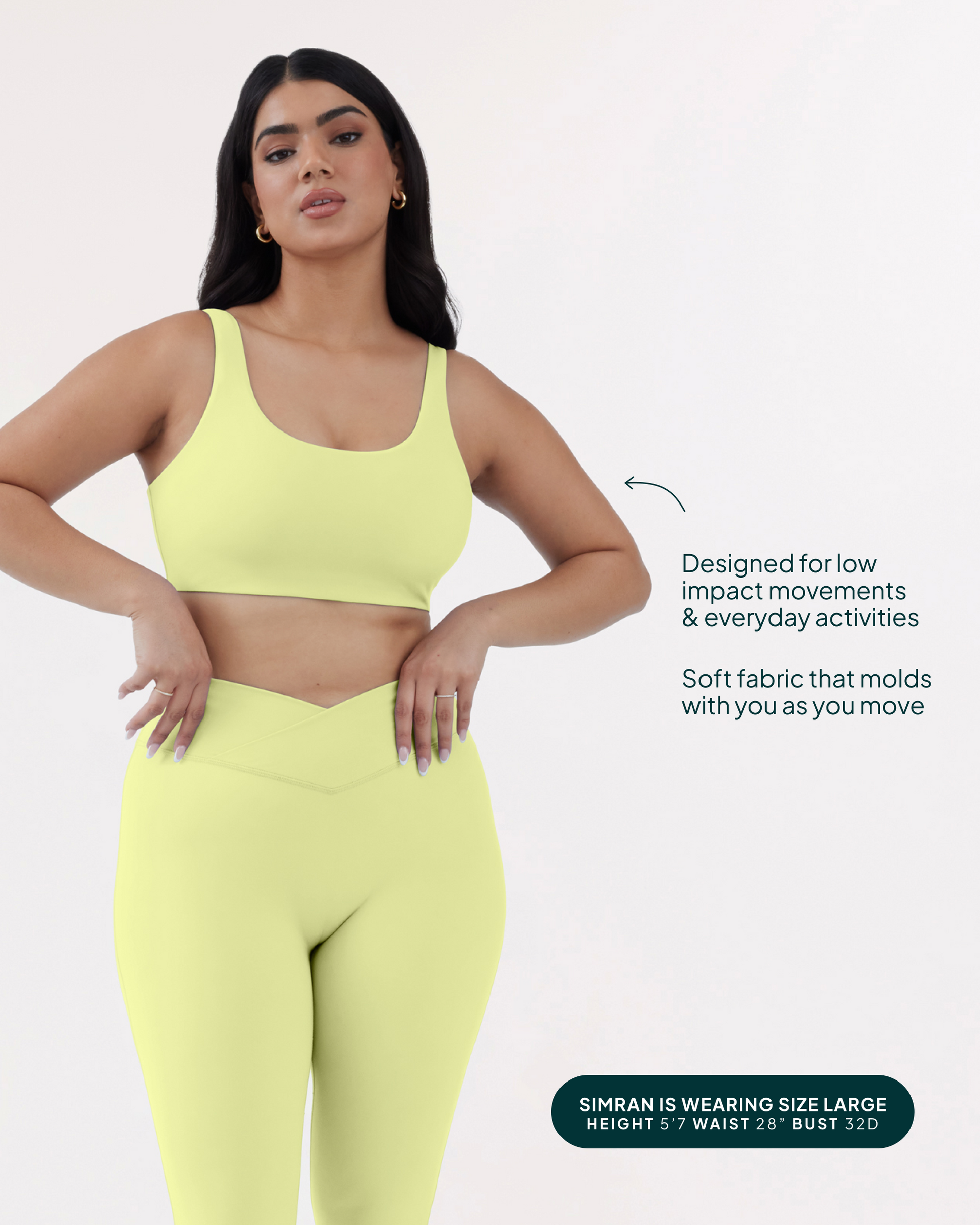 Athleisure Scoop High-Support Removable Padded Sports Bra