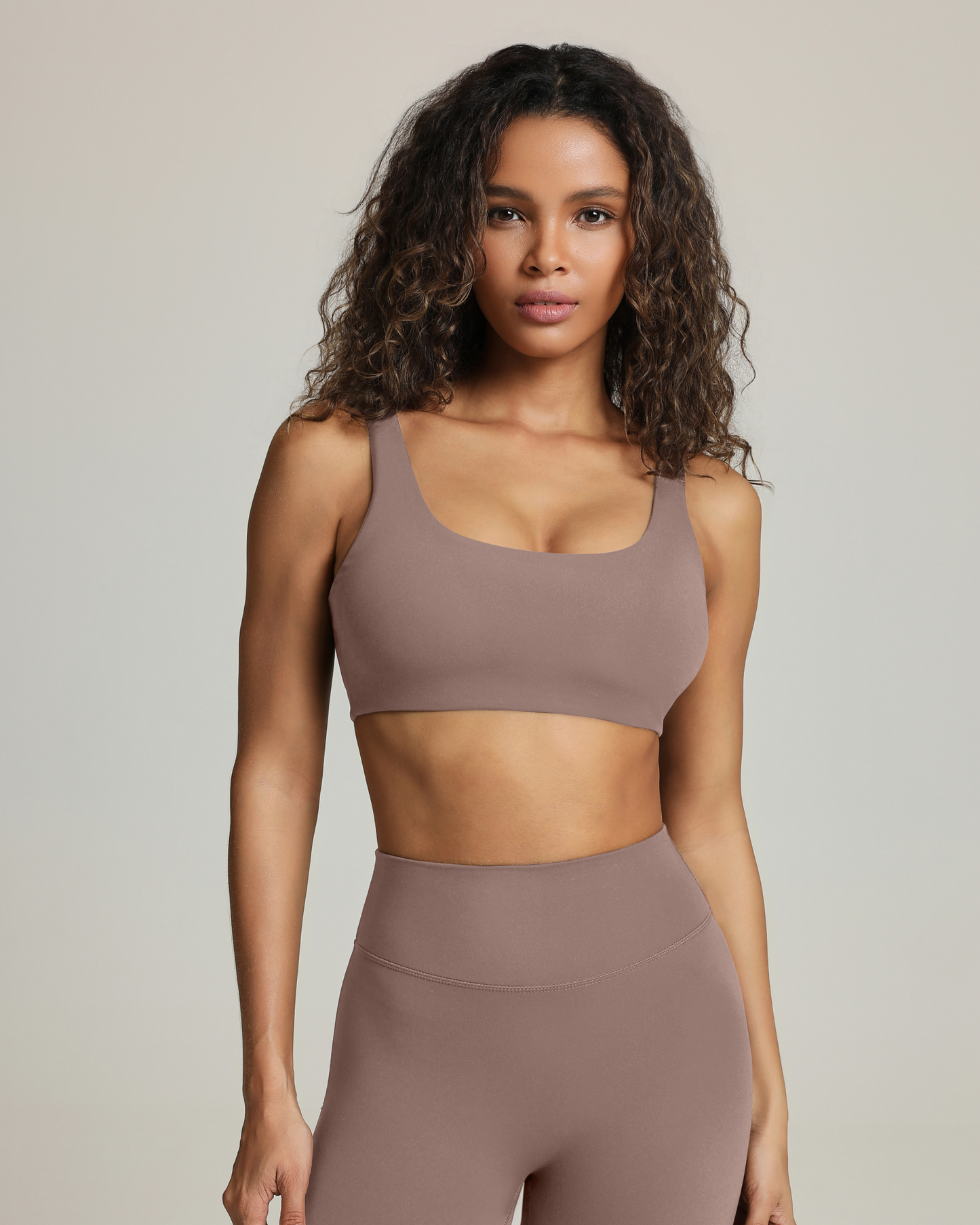 Athleisure Scoop High-Support Removable Padded Sports Bra