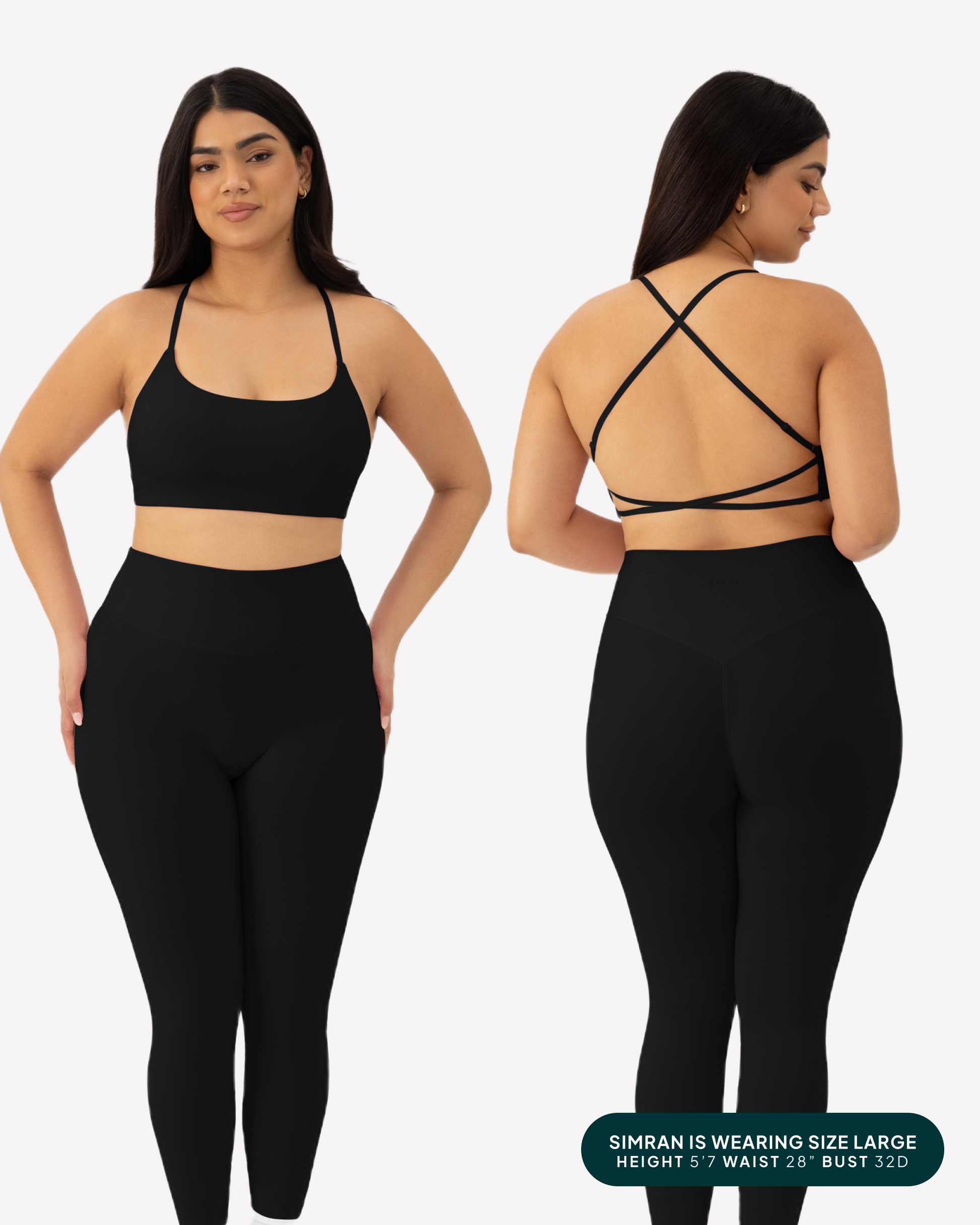 Athleisure Criss-Cross Strap Low-Impact Sports Bra