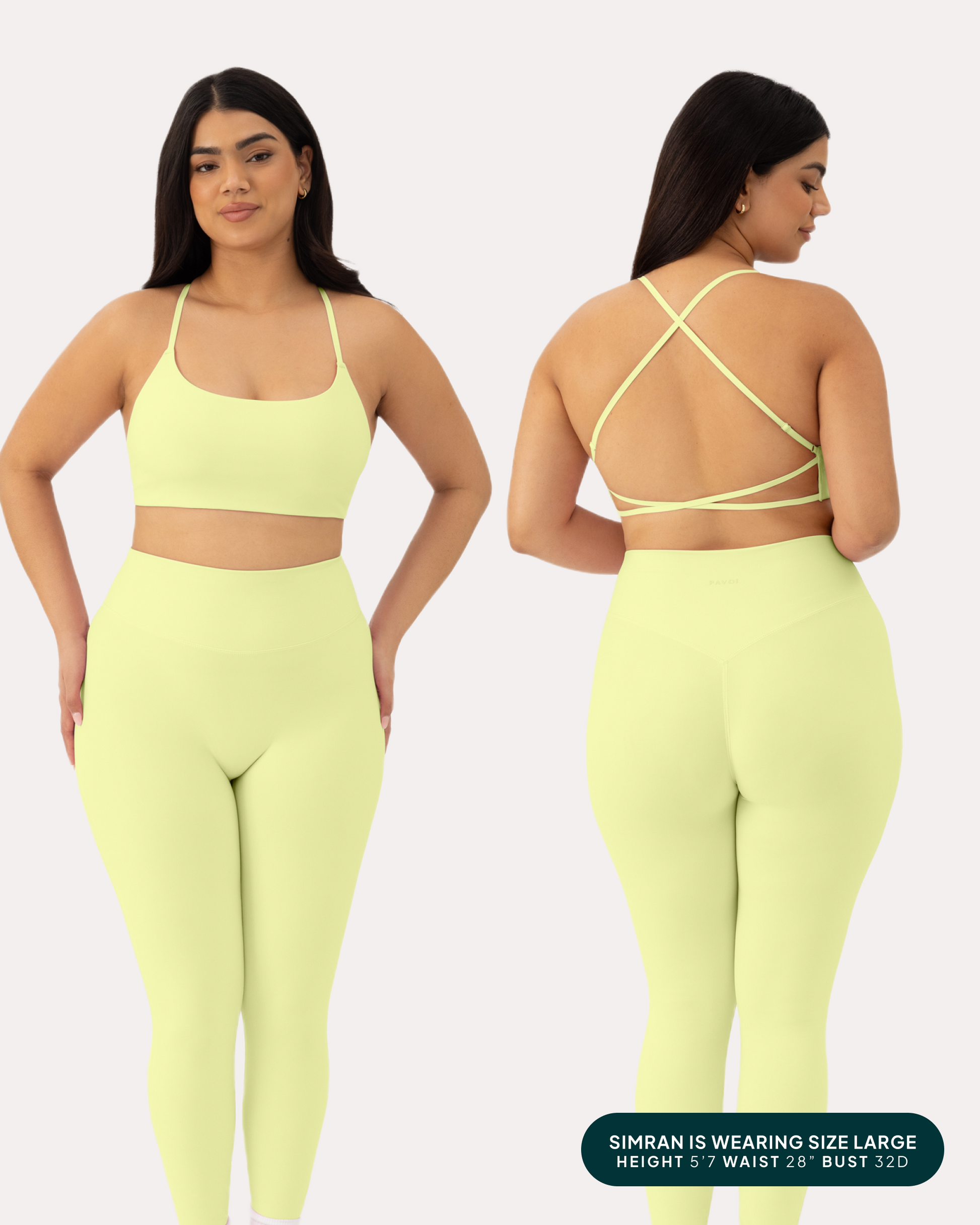 Athleisure Criss-Cross Strap Low-Impact Sports Bra