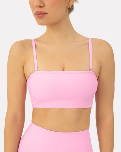 Athleisure Bandeau Low-Support Sports Bra